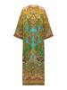 2026 European-American Chic Satin Print Dress: Casual and Stylish