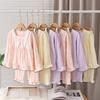Southeast Asia Girls' Long Sleeve Cotton Pajama Set