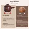 Peierson Traditional Unglazed Purple Clay Herbal Decoction Pot