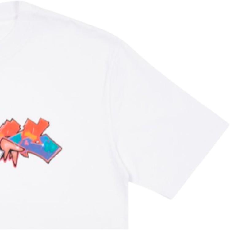 Palace Zomby T-Shirt White Cartoon Print Round Neck Short Sleeve Unisex T-Shirt P21TS228