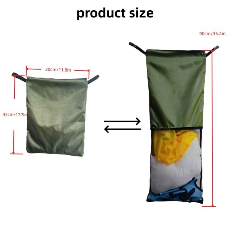 Bolsa Organizadora de Roupas Portátil à Prova de Poeira com Design Espaçoso para Armazenamento de Roupas Sazonais e Roupa de Cama