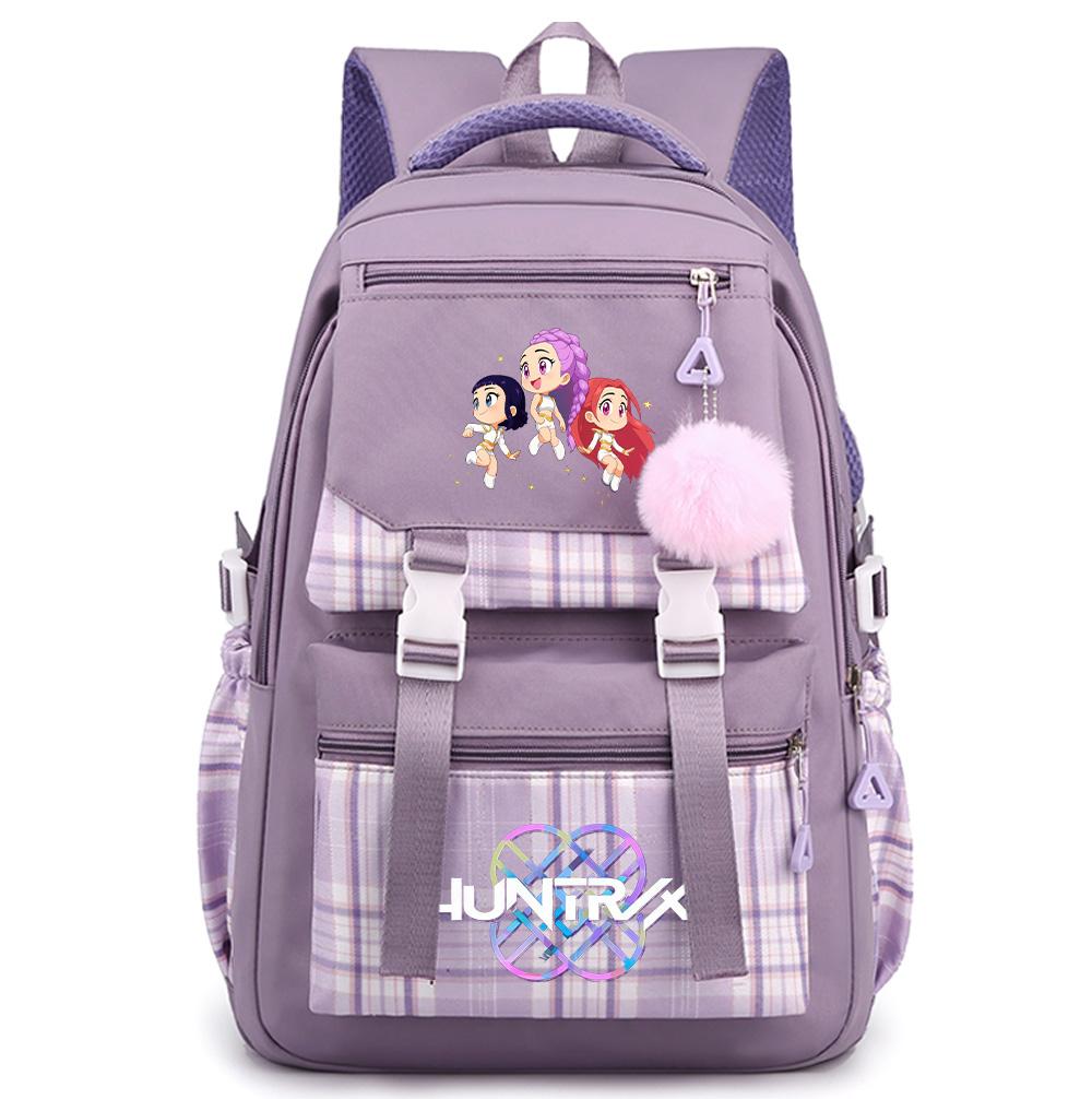 Cartoon K-Pop Printed Large Capacity Backpack for Teenger Student Girl Boy Schoolbag Bookbag Kid Gift Women Waterproof Travel Bag Rucksak
