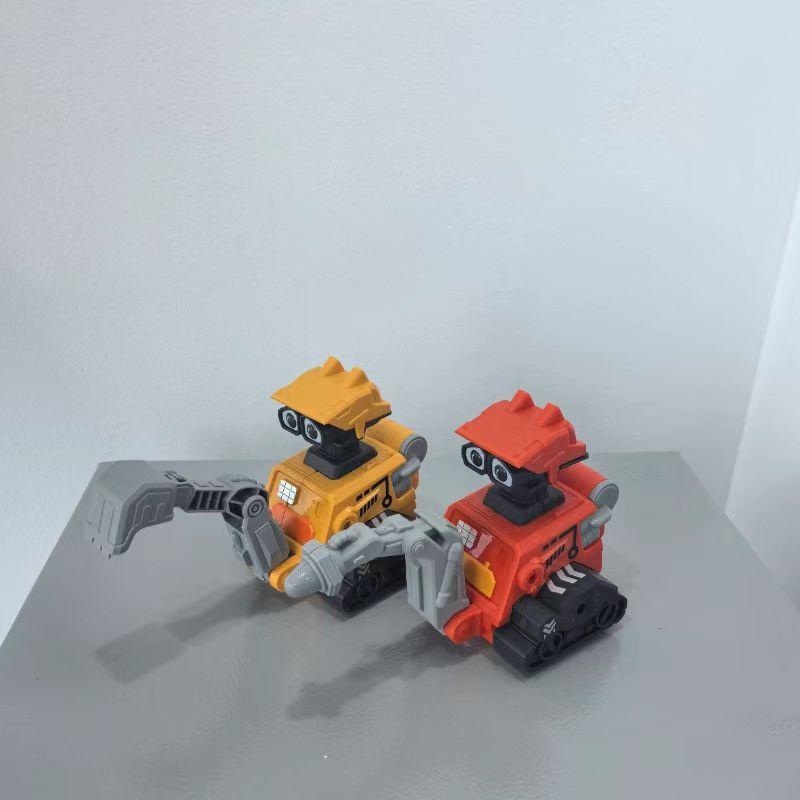 Colorful Engineering Robot Inertia Car Set of 4pcs One Set with Four Styles