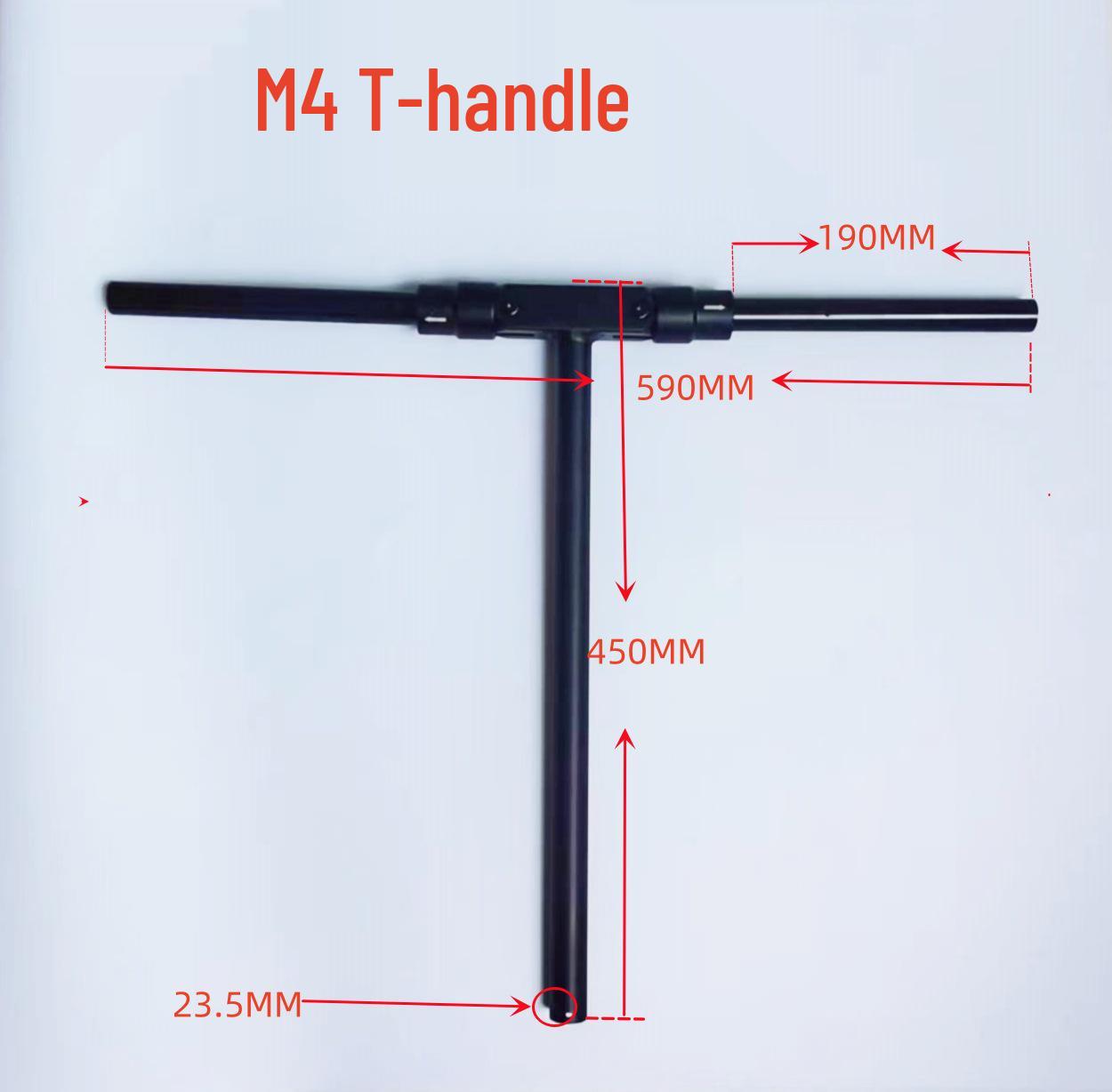 

M4 Electric Scooter T-shaped Aluminum Alloy Foldable Handlebar Tube.
