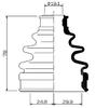 Seiken Drive Shaft Boots Model Number: 600-00200