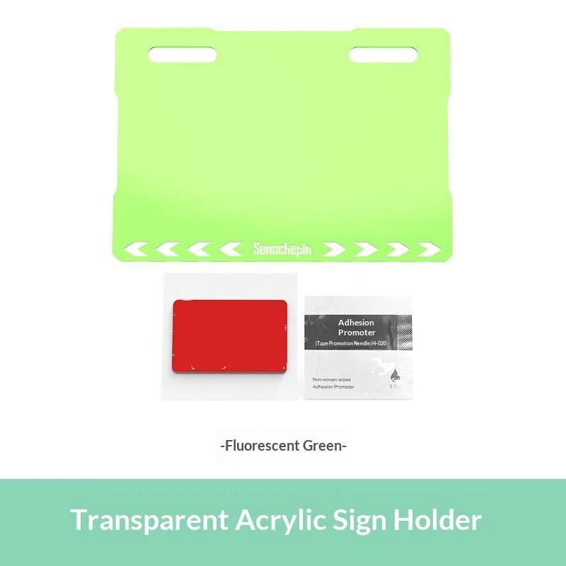Universal Acrylic Motorcycle License Plate Frame Transparent License Plate Holder Rear License Plate Motorcycle Accessories A5