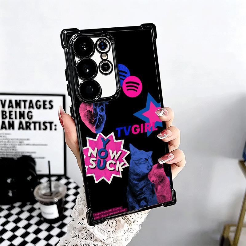 TV Girl Album Soft Phone Case For Samsung Galaxy S26 Ultra S25 Edge S24 FE S23 Plus S22 S21 + S20 Plating Anti-Fall Fundas