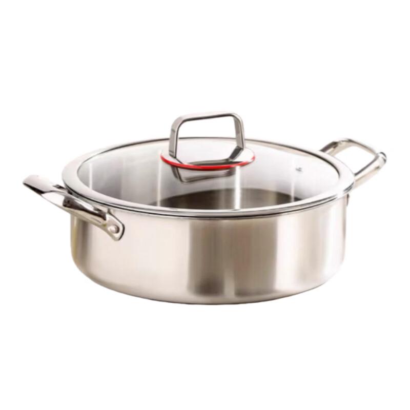 Wutuo 30CM 304 Stainless Steel Soup Pot