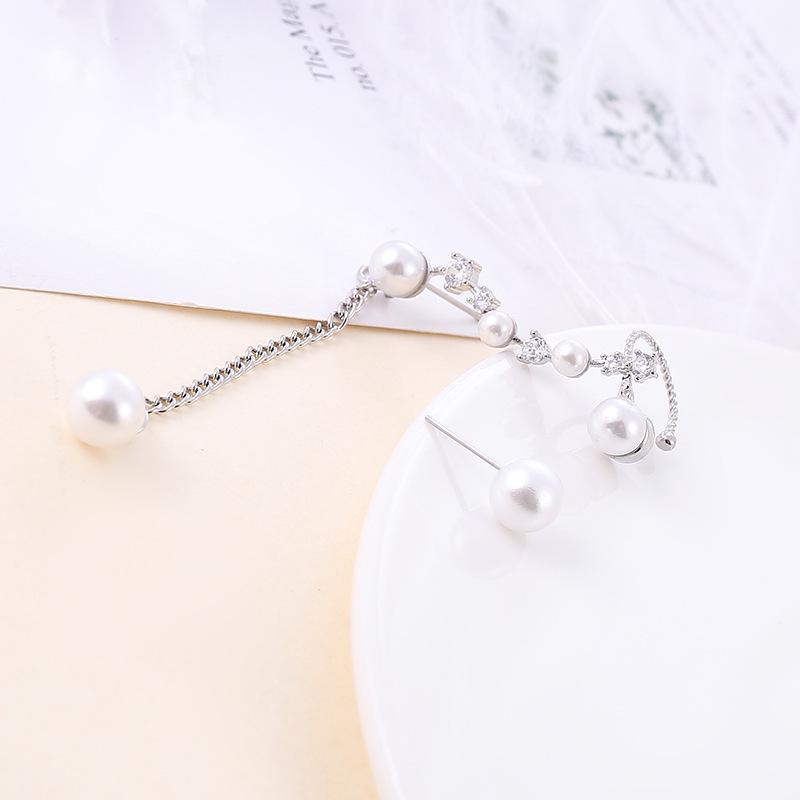 Korean Style Pearl Ear Clip - Elegant and Trendy Pearl Earrings