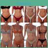 Stunning Sexy Set Bikini da Donna con Reggiseno Imbottito e Perizoma per il Massimo Comfort