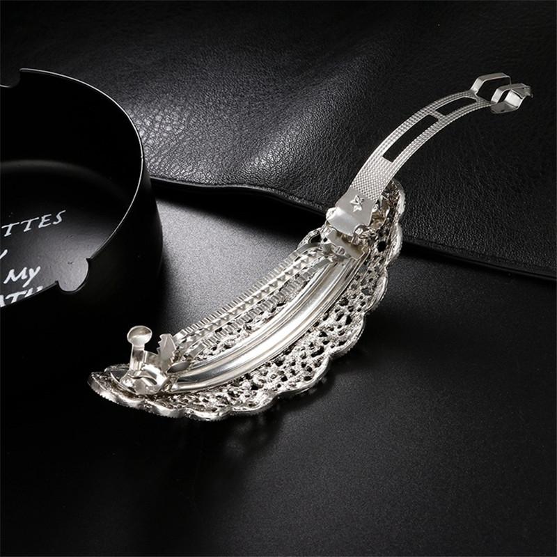 Wydrążony klips do włosów, vintage metalowy klips do włosów, ozdobny klips do włosów, francuski klips do włosów, damskie i dziewczęce akcesoria do włosów