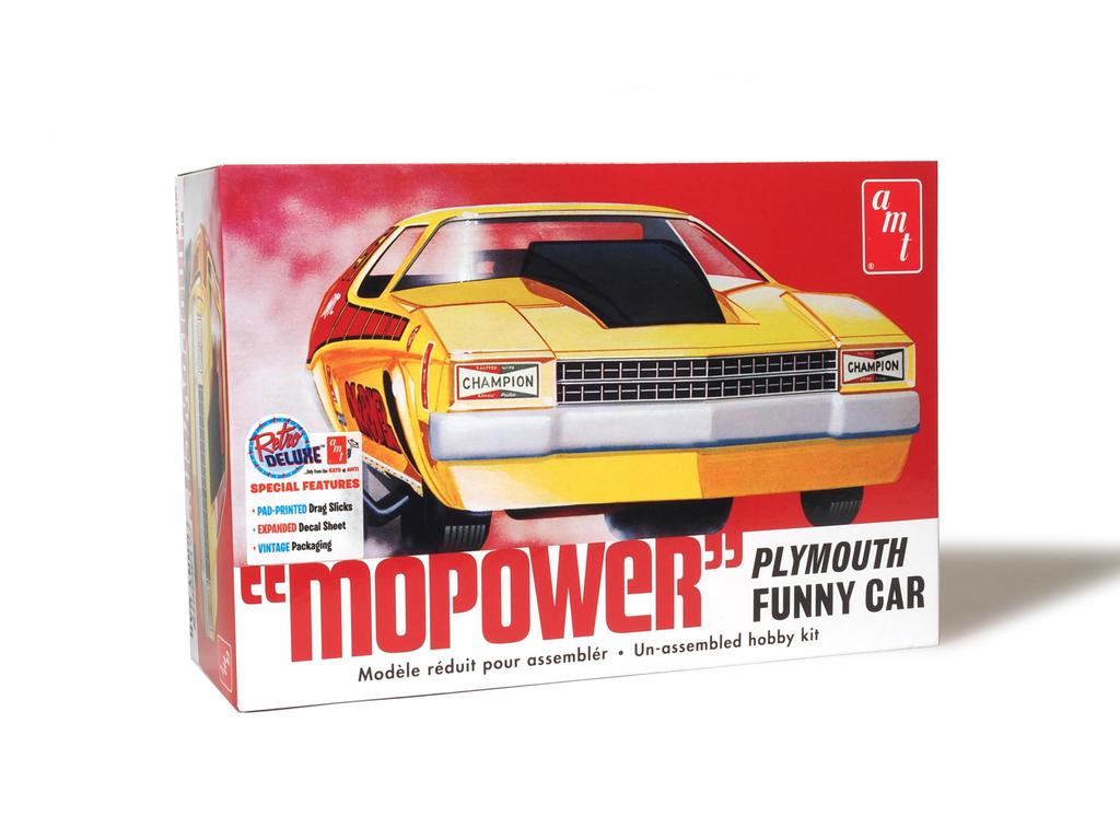 AMT 1/25 Mopower Plymouth Funny Car Plastic Model Kit AMT1473 (Car)