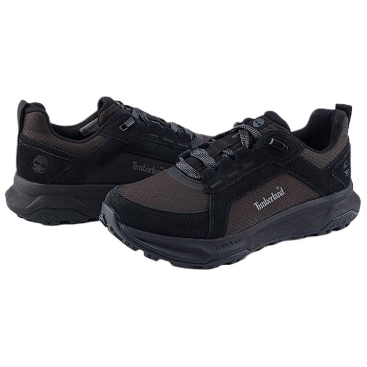 Timberland Motion Ledge Waterproof Hiking Shoe Black Dark Brown Men A6F2EEK4