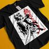 Samurai Warrior T-Shirt Japanese Katana Sword Graphic Tee Streetwear Unisex Top