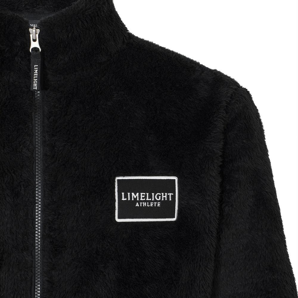 Limelight Apparel Athlete Simple Logo Wappen Fleece Jacket (Black)
