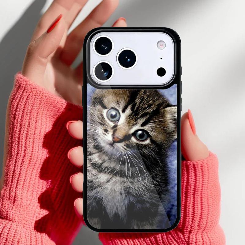 Cute Cat Tabby Kitten Moggy Phone Case for iPhone 17 16 15 14 13 Pro Max Back Cover for 12 11 Pro Coque
