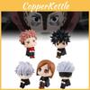Adorable Jujutsu Kaisen Pvc Figure Set Includes Gojo Itadori Nobara And Fushiguro