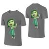 Inside Out Disgust Loose Reversible Tshirt Simple Youthful Feeling Niche Unisexs Tshirts