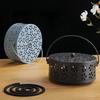 Mosquito Coil Holder Box, Mosquito Coil Burner Container, Mosquito Repellent Coil Stand for Home, Garden, Outdoor and Camping
