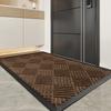 Non-slip Indoor Doormat Rubber Mat Scraper Dustproof Dirt Resistant Home Essential Durable Rubber Mat
