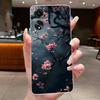 Case For OPPO A78 4G 5G A98 F23 A1X Flower Butterfly Phone Cases For Oppo A98 Soft Silicone Capa Transparent TPU Jelly Cover
