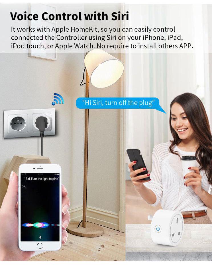 UK 16A WiFi Smart Plug, Alexa & Google Compatible, Cozylife App Remote Control