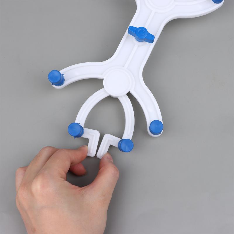 Double Burette Clamp Spring Loaded Plastic Buret Clip With Silicon Grips For Lab Titration Holder Burette Clamp