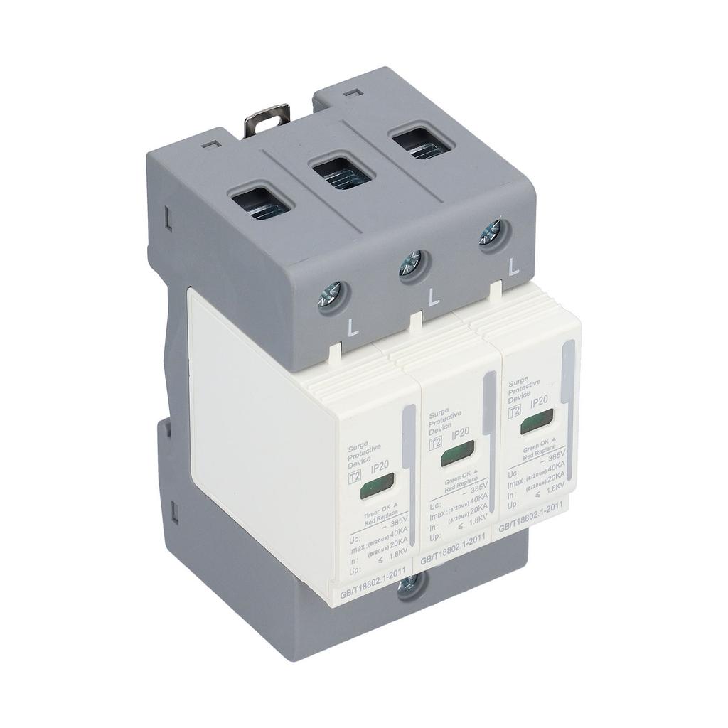 BERM Surge Protective Device Arrester SPD Electric Circuit Protector 220V 380V 3P40KA