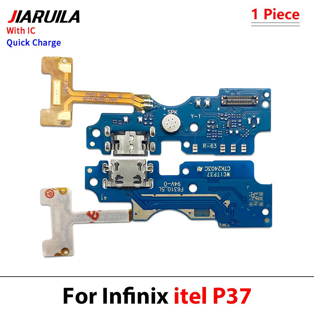 USB-Ladegerät Dock Connector Board Ladeanschluss Mikrofon Flex für Infinix Hot 9 Play Itel P17 Note 7 Lite Smart 8 X6111 Zero 1G