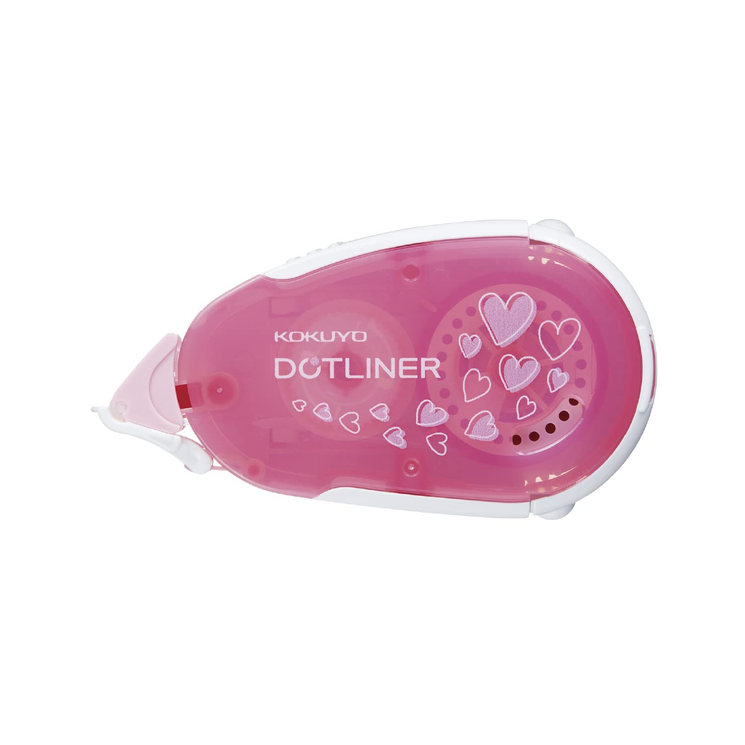 KOKUYO Dotliner Tape Heart Glue, Pattern, TA-DM405-08 розовый