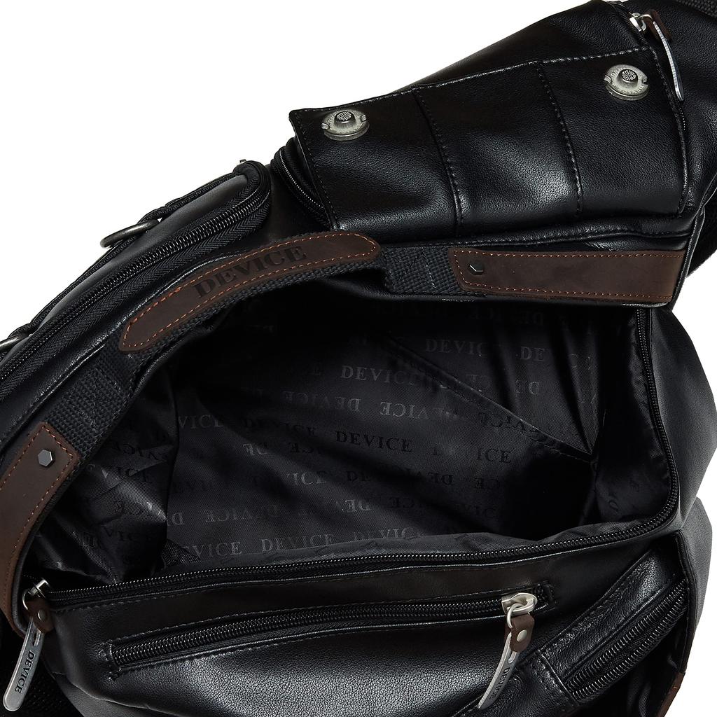 DEVICE gear genuine leather triangle body bag