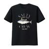 Salty Crew Big Blue SS T-Shirt Schwarz Neuer Fund Zuflucht im Meer mit Thunfisch-Print vintage gewaschen streetwear homme Unisex