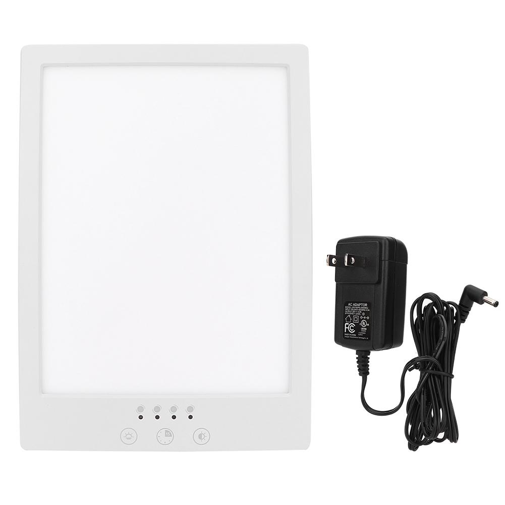 

Лампа для светотерапии SAD с таймером, регулируемой цветовой температурой, настольная лампа для фототерапии (Белый свет+Теплый свет White Light+Warm Light White L