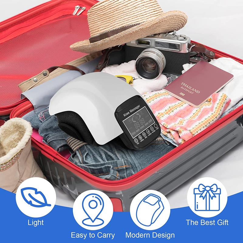 Electric Heating Knee Pad Air Pressotherapy Massager Leg Joint Infrared Therapy Arthritis Pain Relief Knee Temperature Massage