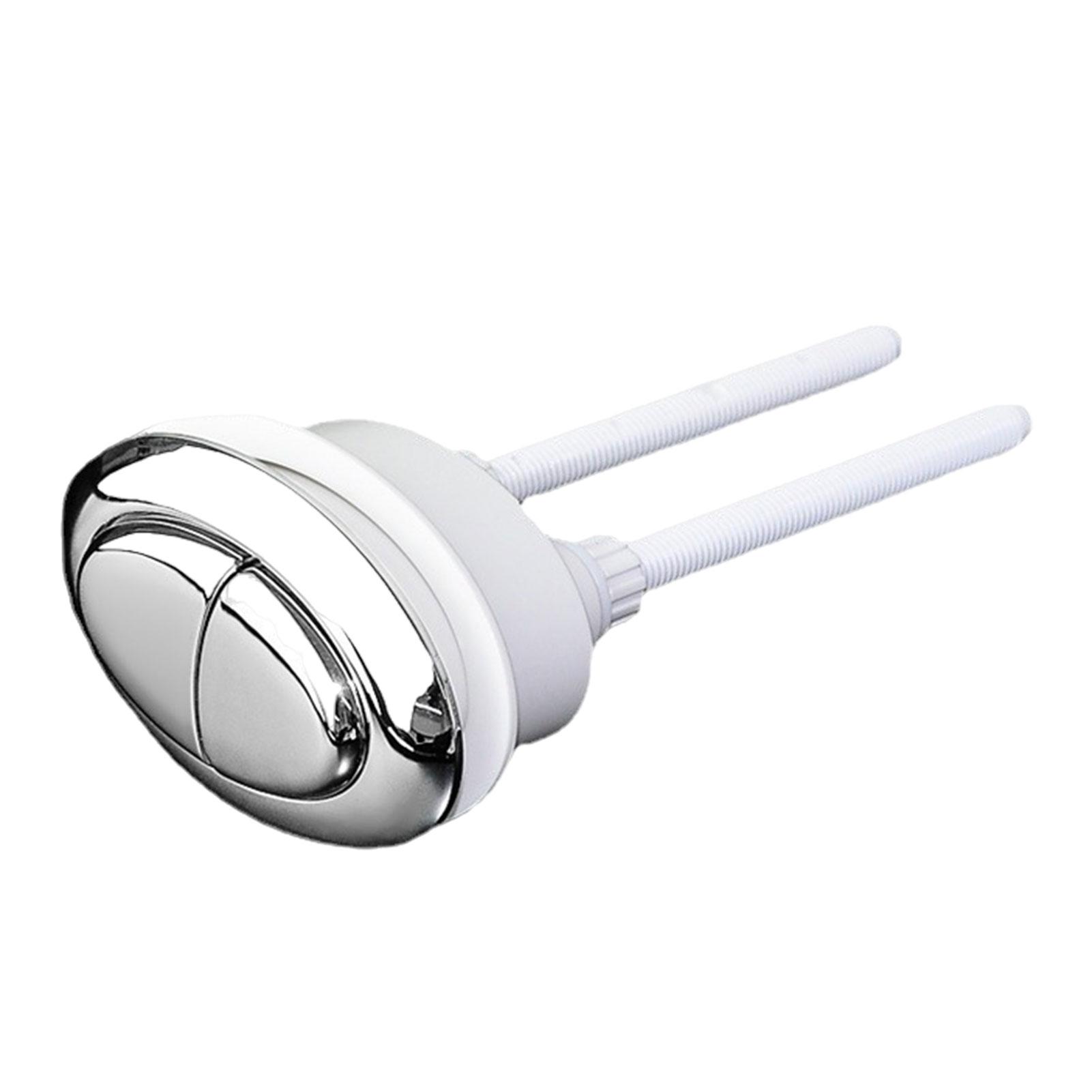 

ABS Replacement Toilet Flush Buttons With 304 Stainless Steel Springs Push Button Toilet Flush
