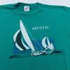Vintage 90s MYSTIC CONNECTICUT SAILING T-Shirt MEDIUM/LARGE Beach Surf Soft