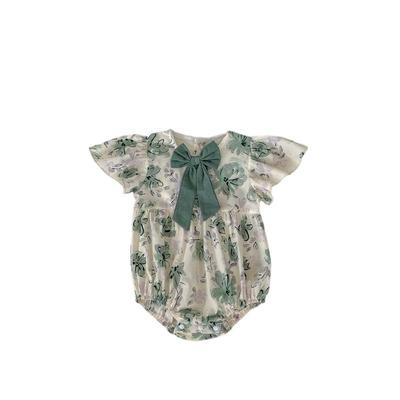 Romper Green Ruffle Romper Baby 66 [Sick Kids] [Item]
