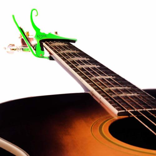 KYSER KG6NGA Neon Green Capo for Acoustic Guitar