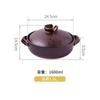 Ceramic Casserole Japanese Clay Soup Pot Hand Painted Arabesque Cookware Stew Pot Kitchen Home Small Saucepan Cooking Supplies