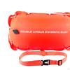 Floating Swim Buoy for Swimmers with Compact Waist Belt 12kg Folding Double Inflatable Cushions