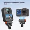 160°Tilt Adjustable Magnetic Quick Release Adapter Mount For Action 5Pro/4/3 Cameras Featuring Double Claw Interfaces