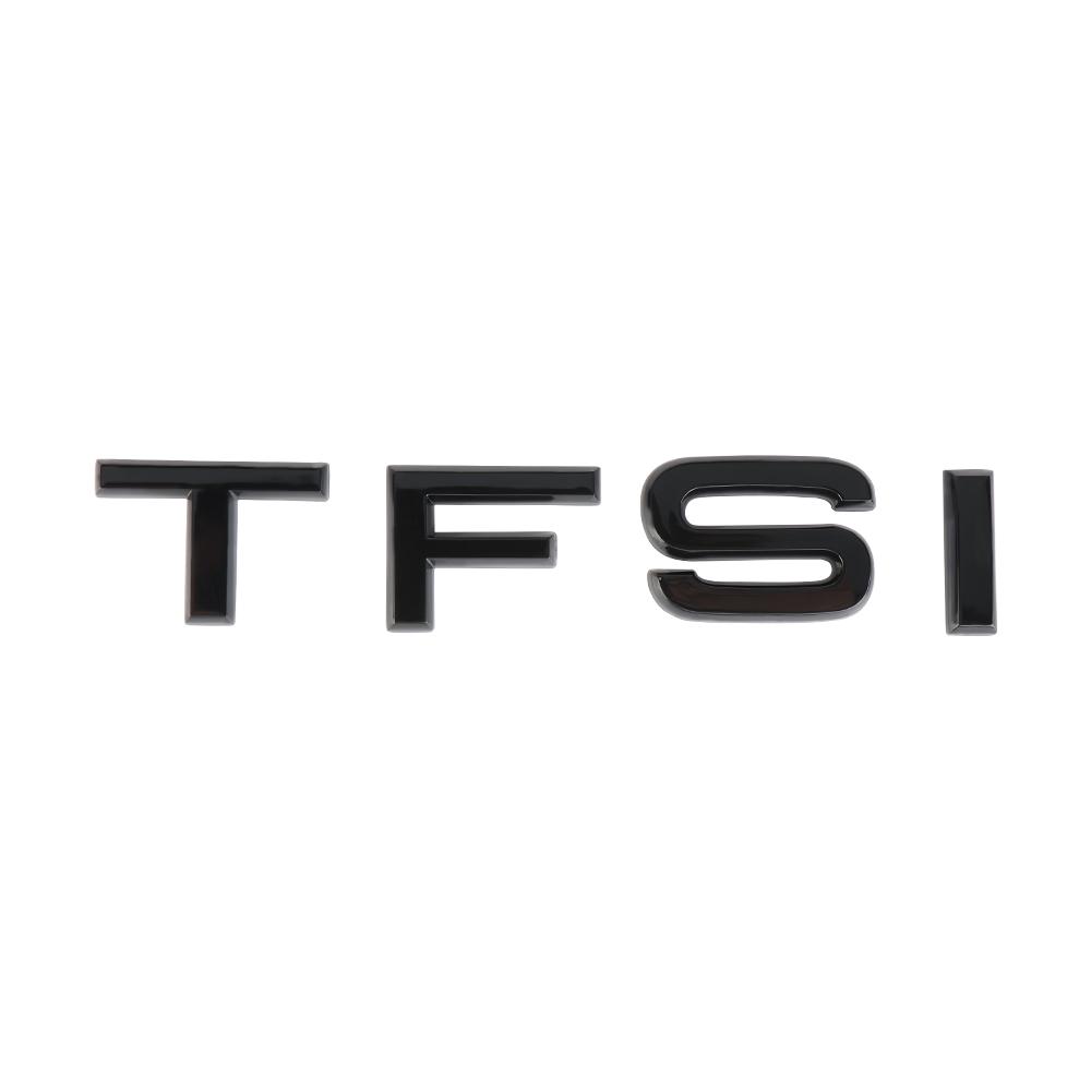 Car Styling 3D Metal Badge V10 2.0T V8T TFSI 1.8T Logo Sticker Emblem Center Cover For 114a B8 A3 8P A6 C7 8V B9 B7 B6 C6 C5 C8a114