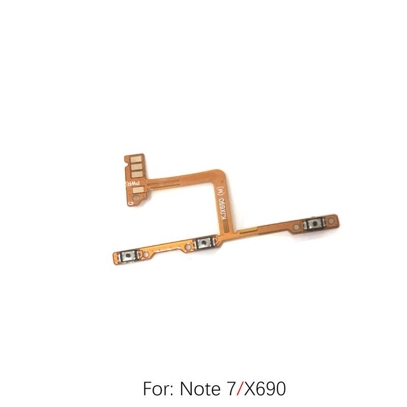For Infinix Note 7 8 10 Note11 Note12 Note30 X690 X692 X693 X695 X663 Power Button Volume Flex Cable OnOff