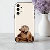 F-Funny Fashion D-Dog Art Phone Case For Samsung Galaxy A73,A72,A71,A70,A53,A52,A51,Soft Silicone Black Cover