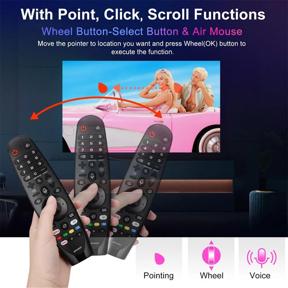 MRSVI Magic Remote Control AKB75855501 for Smart TV Controller AN-MR18BA AN-MR19BA MR20GA AN-MR650A with Voice and Cursor