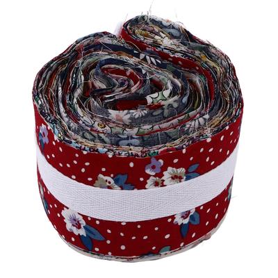 36 Stück Jelly Roll Stoff Reichhaltige Leuchtende Farbe Breite Anwendung Weicher Reiner Baumwoll-Quiltstoff für