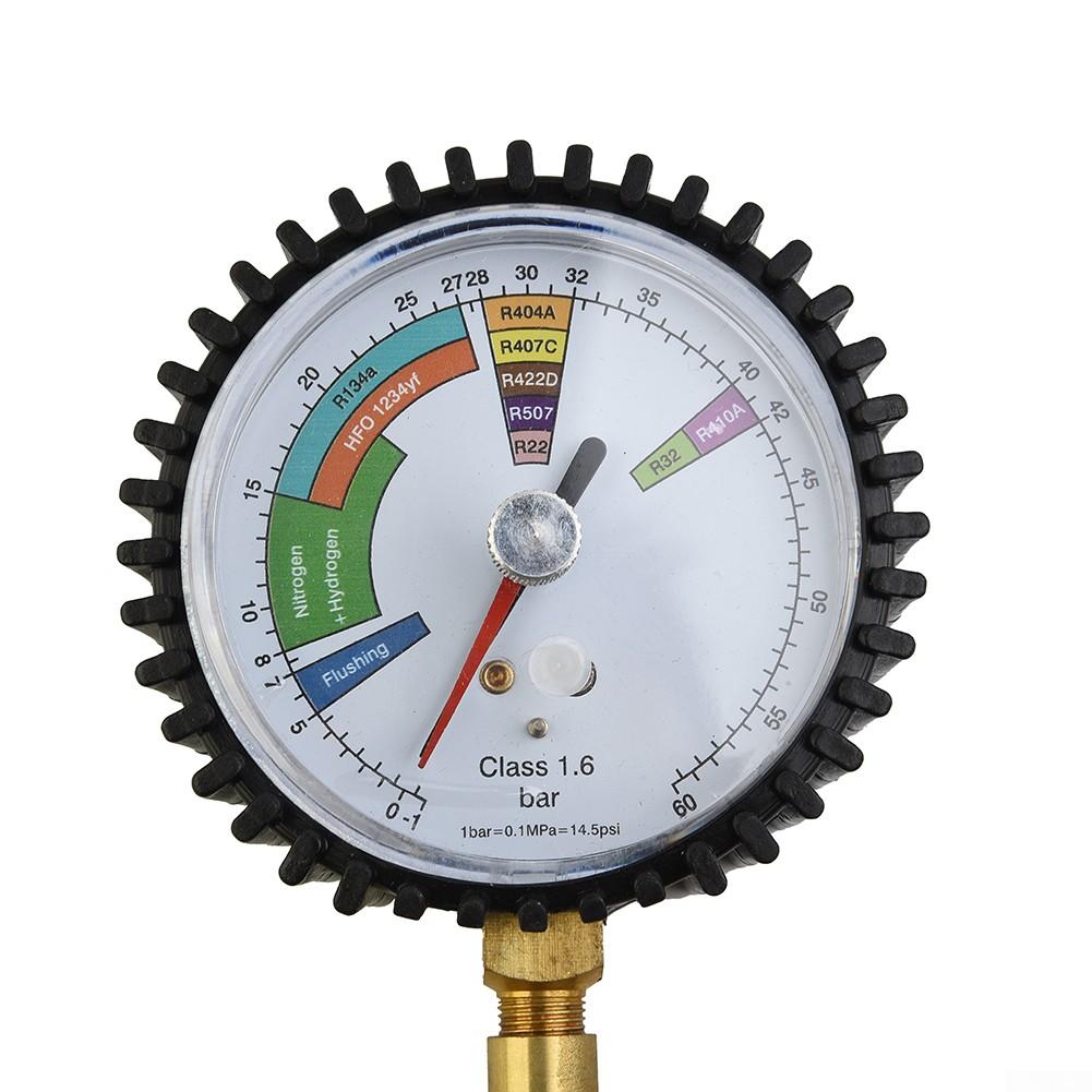 Pressure Gauge 80mm/3.15\".Nitrogen Pressure Air Conditioning