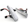 Fit For Mini Countryman F60 2017- Smoked Dynamic Sequential LED Side Marker Light Flowing Turn Signal Lamp 2Pcs