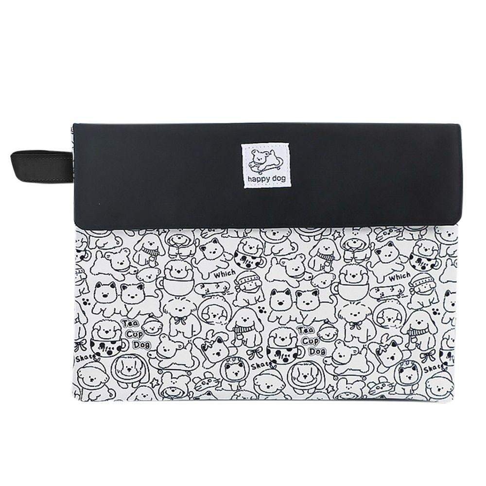 Вместительная сумка для документов формата А4, креативная папка для файлов B