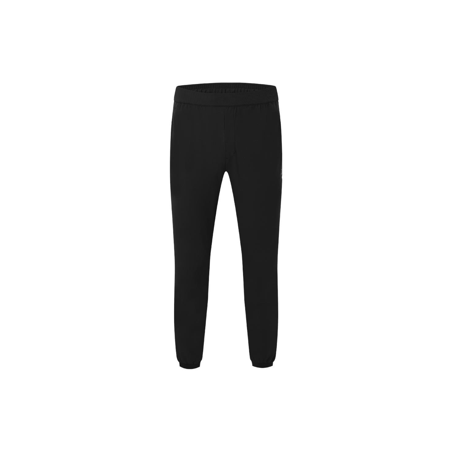 

FILA Solid Color Tapered Knit Sports Pants Men bottoms Deep-Black A11M321609FBK L